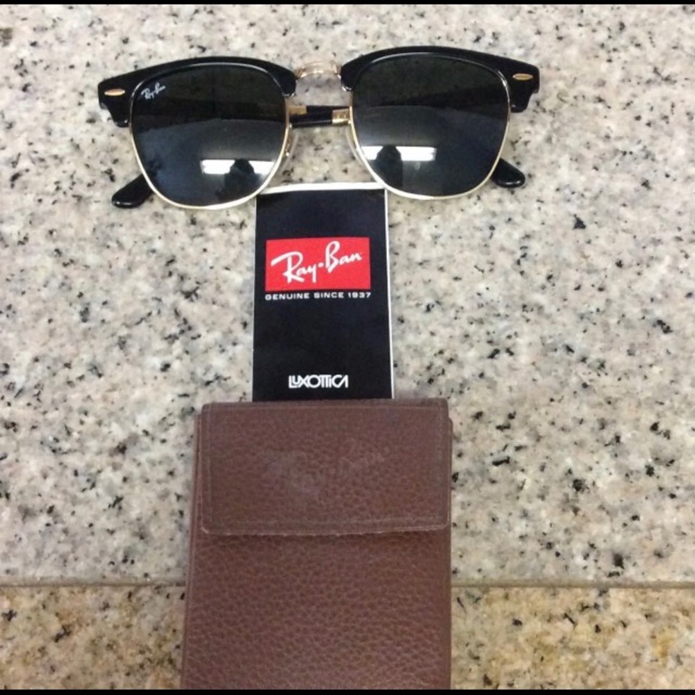 Authentic Ray-Ban sunglasses.